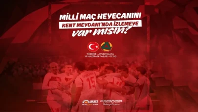Gebze’de Milli Takım Heyecanı Kent Meydanı’nda!