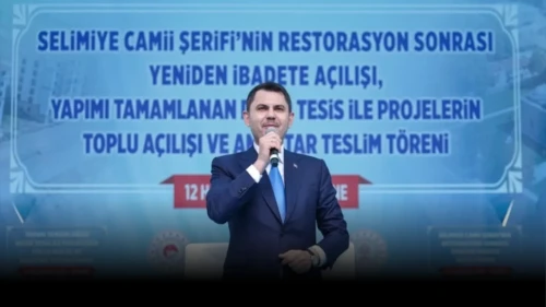 Murat Kurum duyurdu: Selimiye Camii için beklenen an geldi