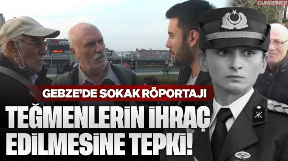 Kocaeli’de dev sokak röportajı! Teğmenlerin ihracına vatandaşlar ne diyor?