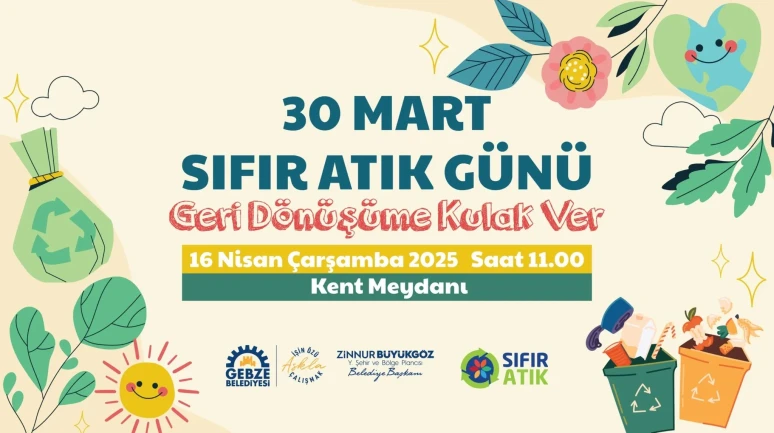 Gebze Belediyesi’nden Uluslararası Sıfır Atık Günü’nde Farkındalık Etkinliği