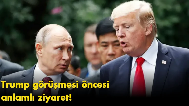 Putin’den tarihi jest: Trump görüşmesi öncesi anlamlı ziyaret!