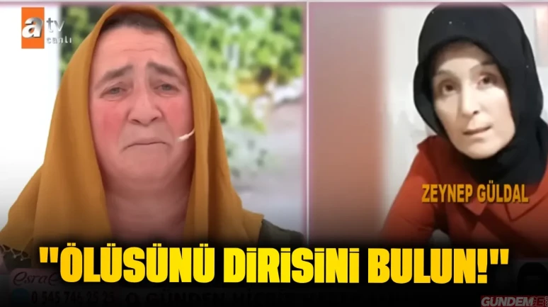 Esra Erol'da Şükrü ve Şükriye isyan etti: Kızları Zeynep hem eşini hem çocuğunu terk etti, “Ölüsünü dirisini bulun”
