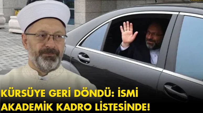 Diyanet'ten ayrılan Ali Erbaş'ın yeni adresi belli oldu!