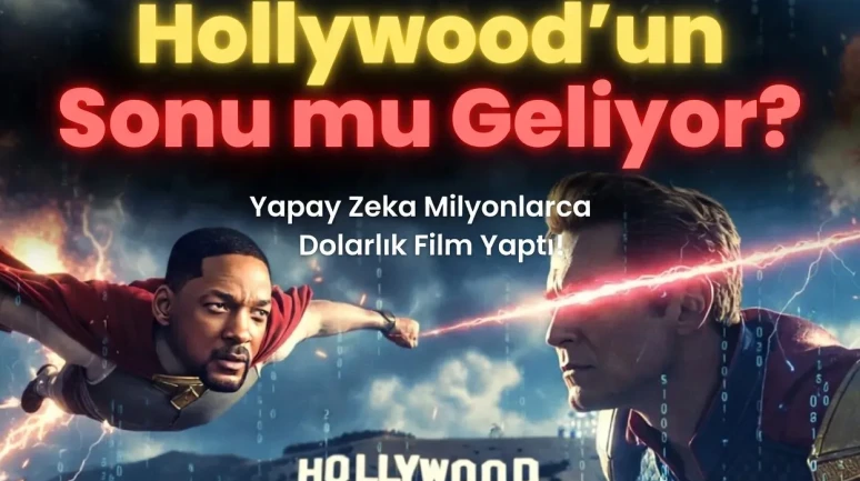 Hollywood’un sonu mu geliyor? Yapay zeka milyonlarca dolarlık film yaptı!
