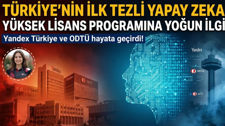 Türkiye'nin İlk Tezli Yapay Zeka Yüksek Lisans Programına Yoğun İlgi