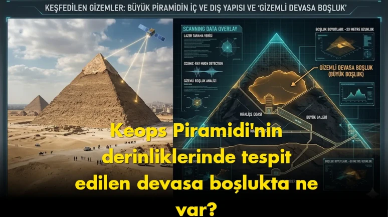 Keops Piramidi'nin içindeki o boşluk: 4500 yıllık bir sır mı?