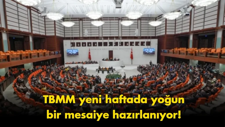 TBMM’de mesai başlıyor: İşte yeni haftanın sıcak gündemi