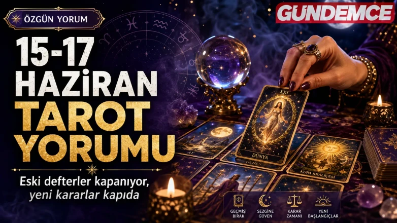15-17 Haziran Tarot Falı yorumu: Eski defterler kapanıyor, yeni kararlar kapıda